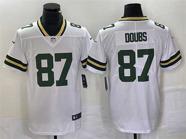 Men & Women & Youth Green Bay Packers #87 Romeo Doubs White Vapor Untouchable Limited Stitched Jersey->green bay packers->NFL Jersey